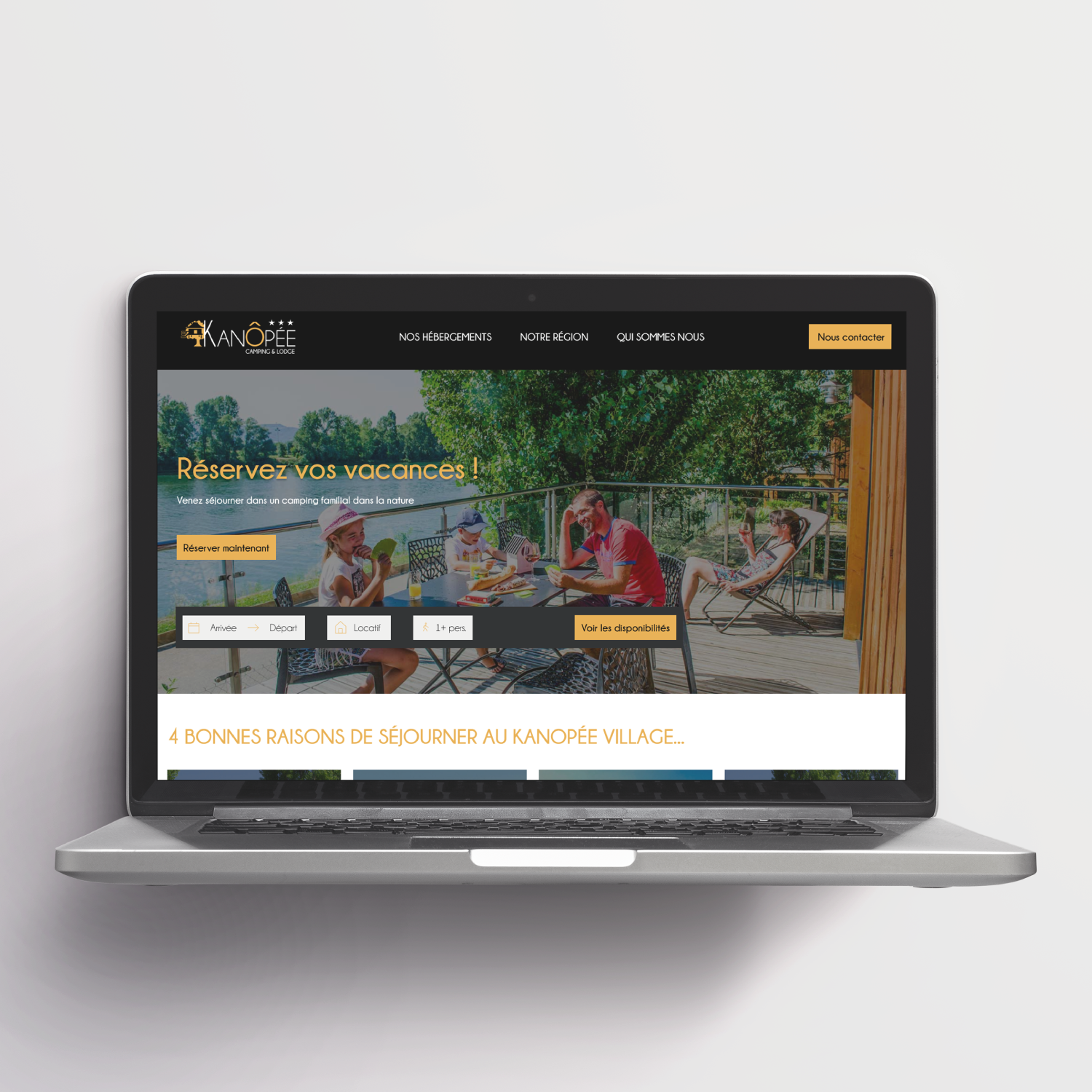 Web design – Kanopée village